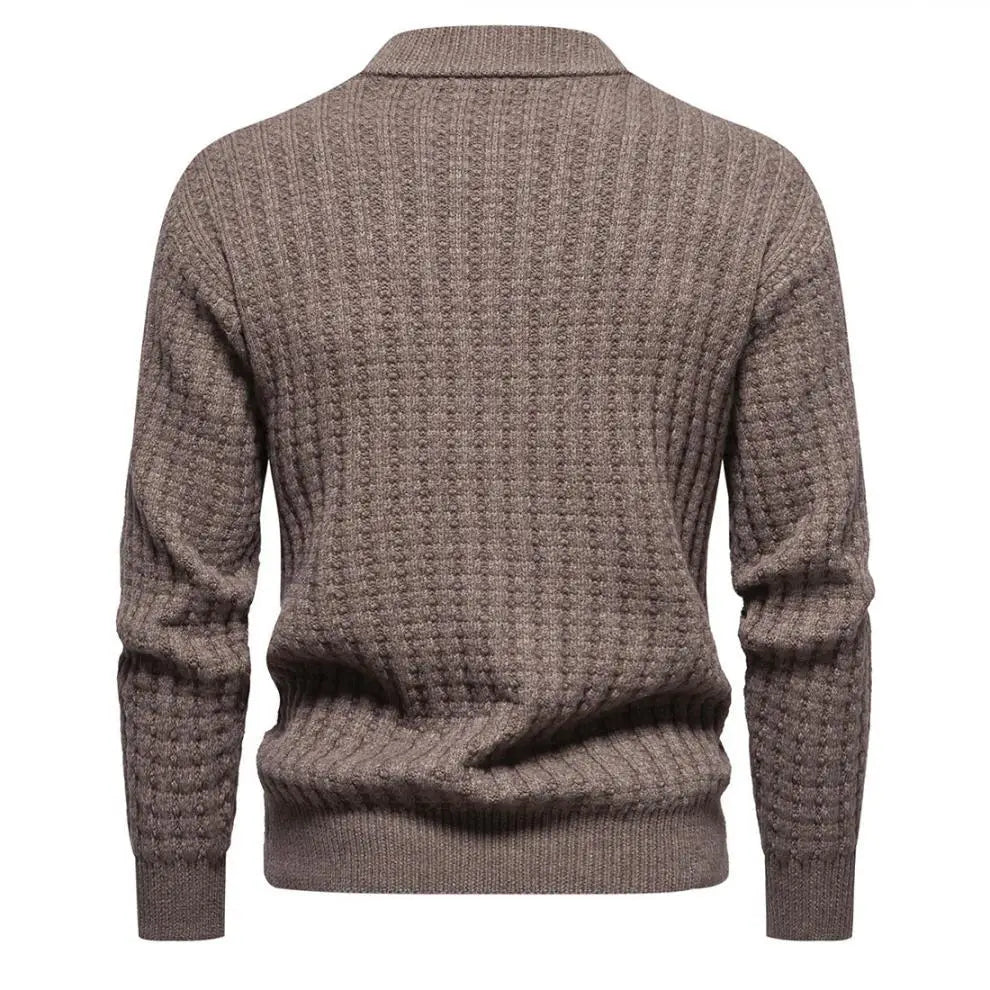 A.1 Herren Strickpullover mit Rundhals