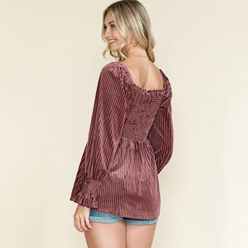 A1 Damen Off-Shoulder Langarmshirt