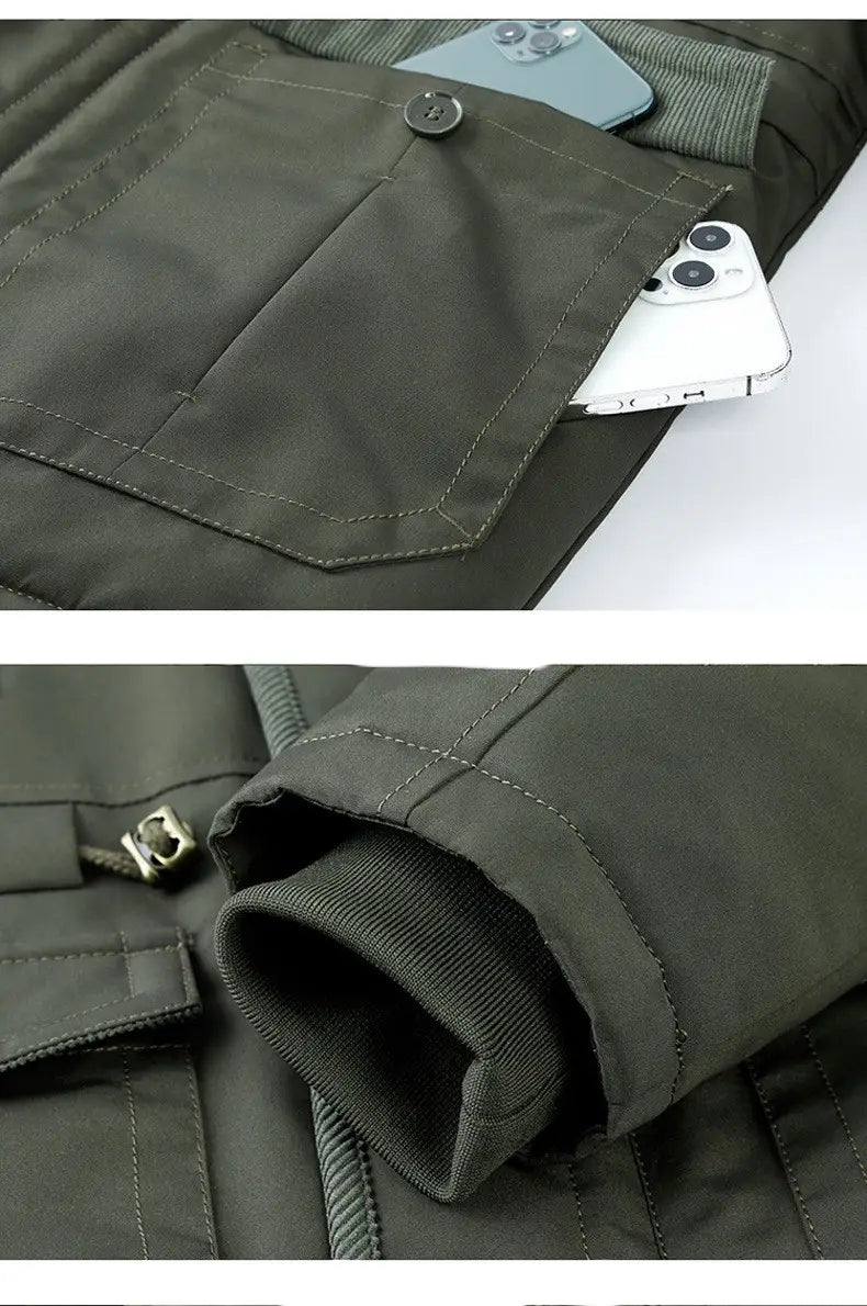 A.1 Herren Baumwolljacke mit Lammwollfutter