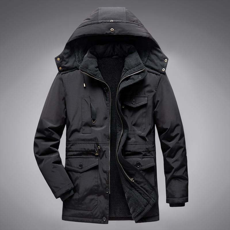 A.1 Herren Baumwolljacke mit Lammwollfutter