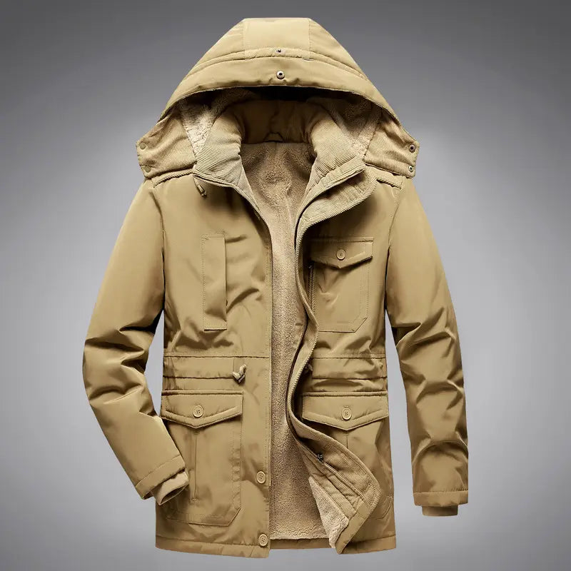 A.1 Herren Baumwolljacke mit Lammwollfutter