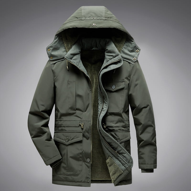 A.1 Herren Baumwolljacke mit Lammwollfutter