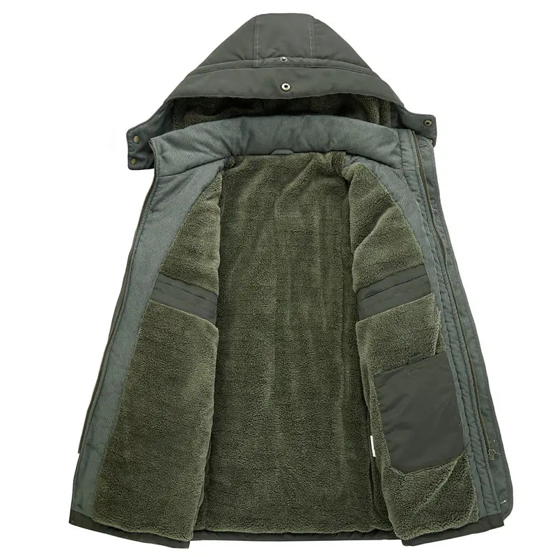 A.1 Herren Baumwolljacke mit Lammwollfutter