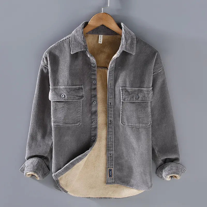 A.1 Herren Gefütterte Hemdjacke