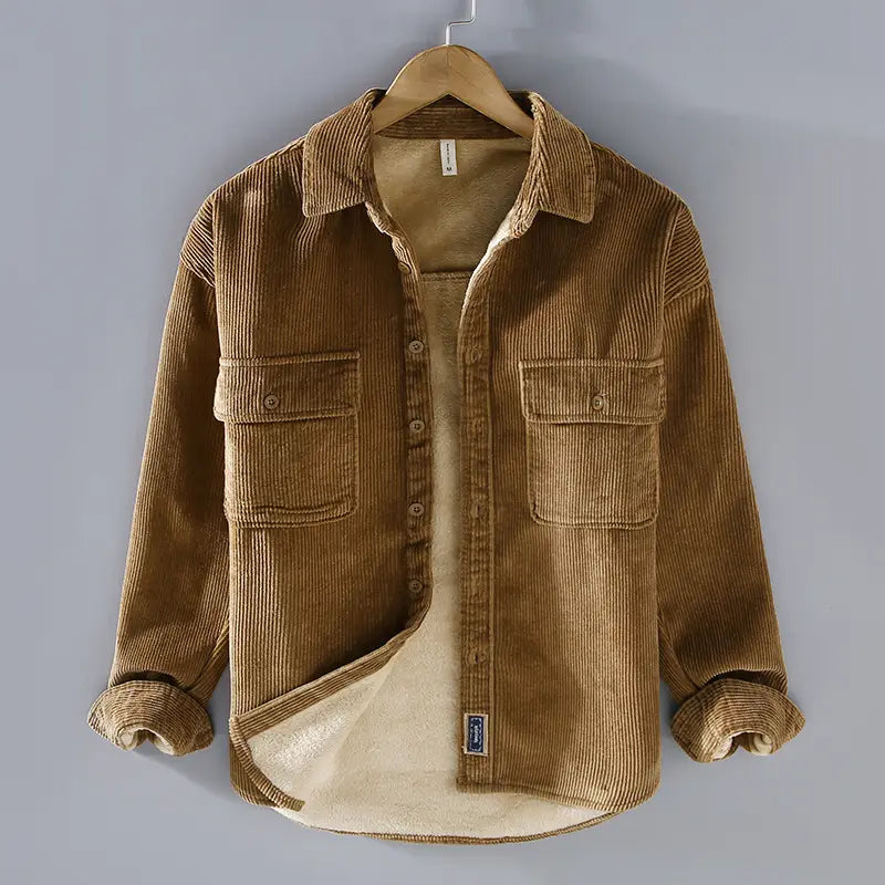 A.1 Herren Gefütterte Hemdjacke