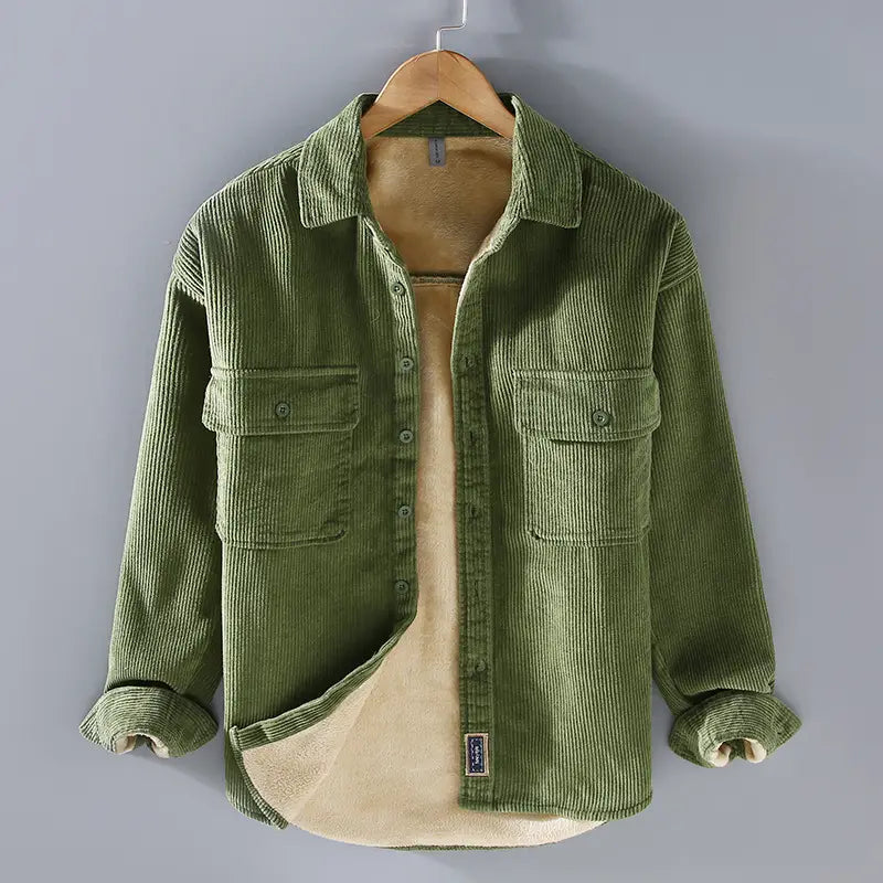 A.1 Herren Gefütterte Hemdjacke