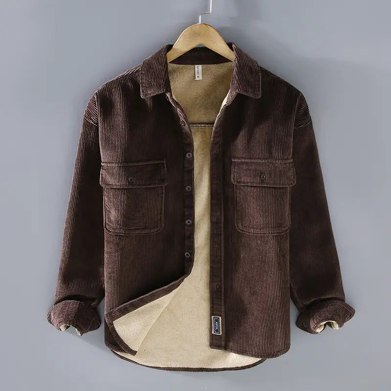 A.1 Herren Gefütterte Hemdjacke