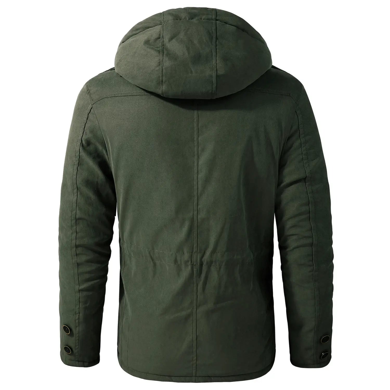 Herren Plus-Size-Jacke aus Baumwolle & Lammwolle