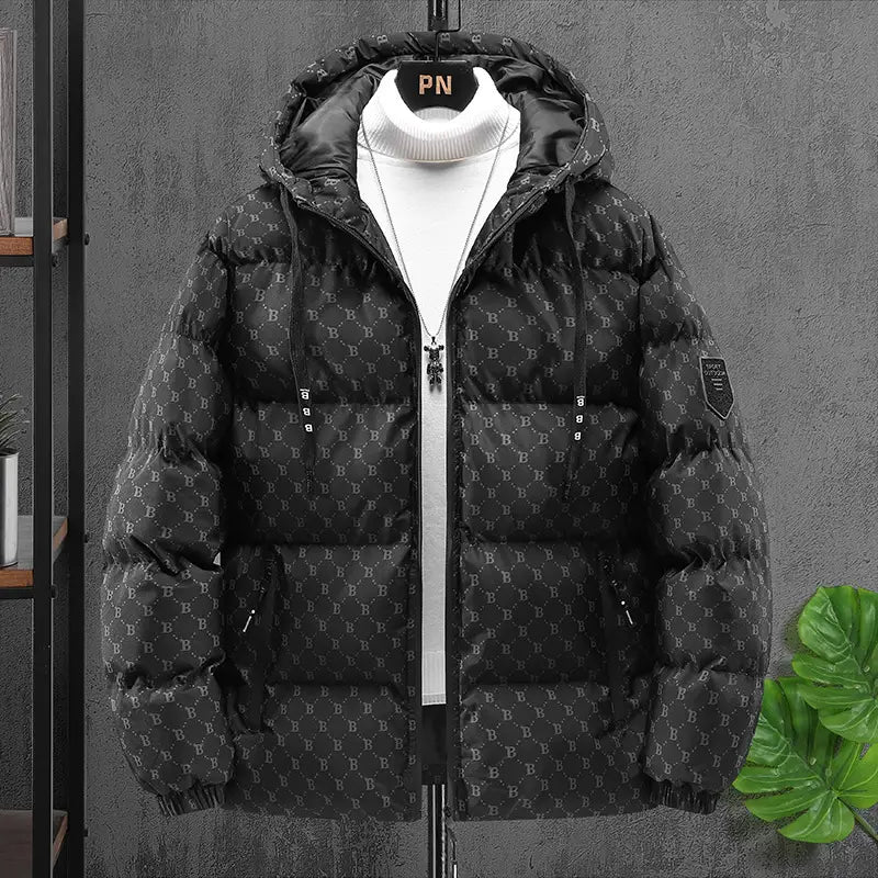 BABA Herren Steppjacke mit Kapuze
