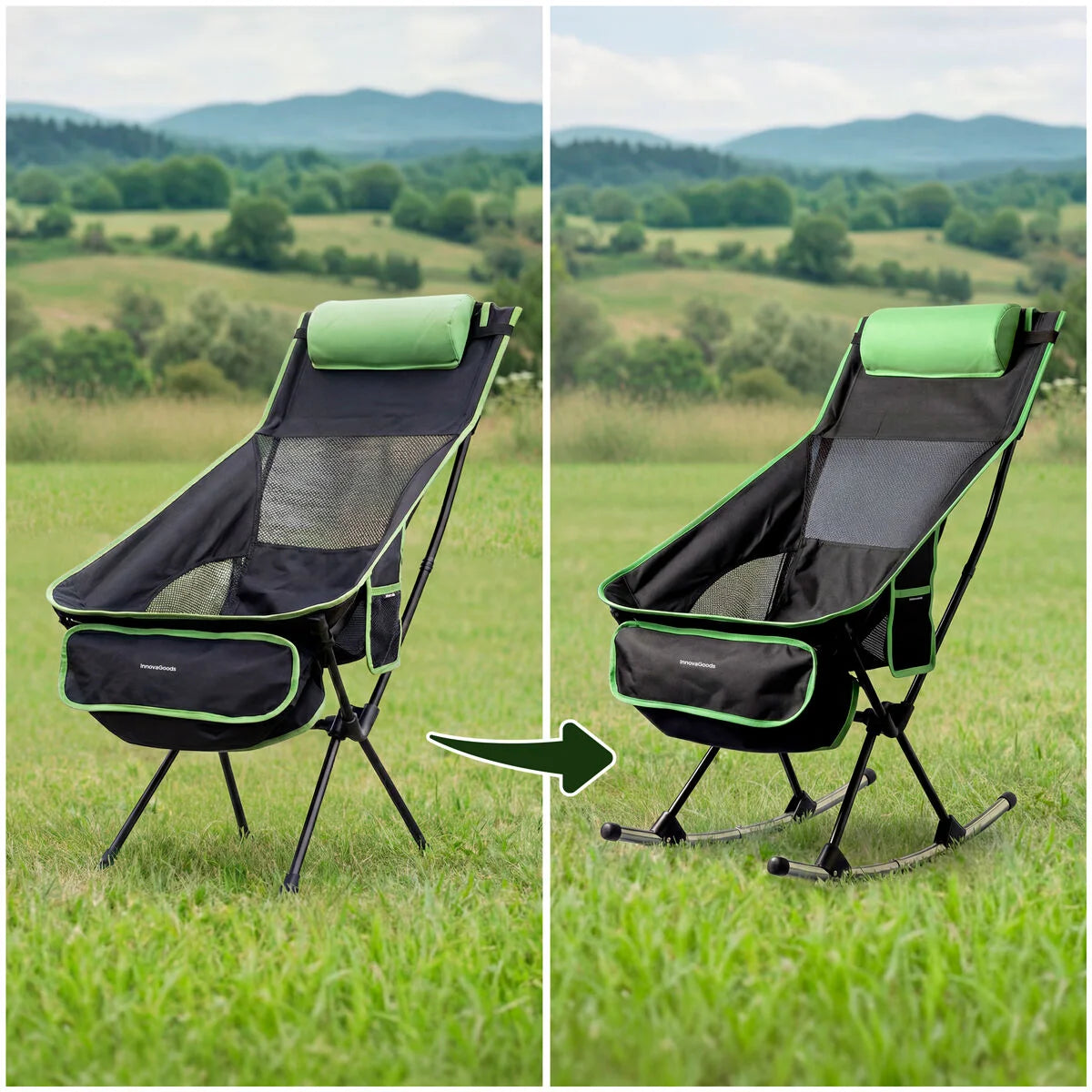 Trillow Camping-Schaukelstuhl, klappbar – ausgewählte Produktansicht