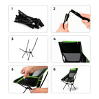 2-in-1 faltbare Camping Schaukelstuhl Tragetasche
