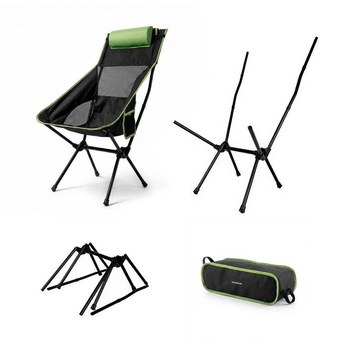 Trillow Camping-Schaukelstuhl, klappbar – Detailansicht 5
