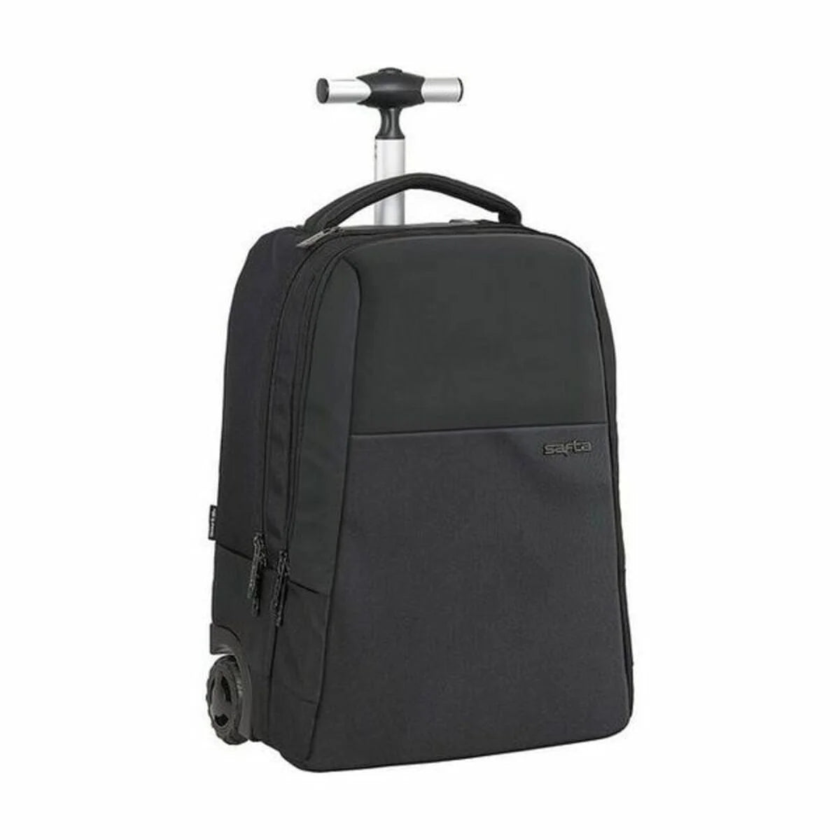 Schwarzer Rolltop Rucksack Laptop Trolley Safta M144B für 15,6 Zoll von Schouler White Label