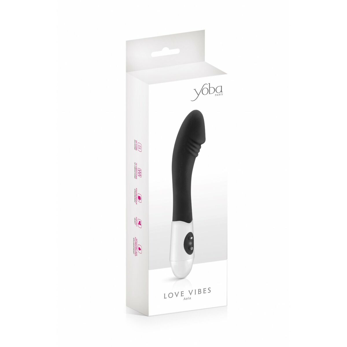 Yoba Spot Vibrator – Schwarz Silikon Für Fantasie und Spaß - Erotik Shop