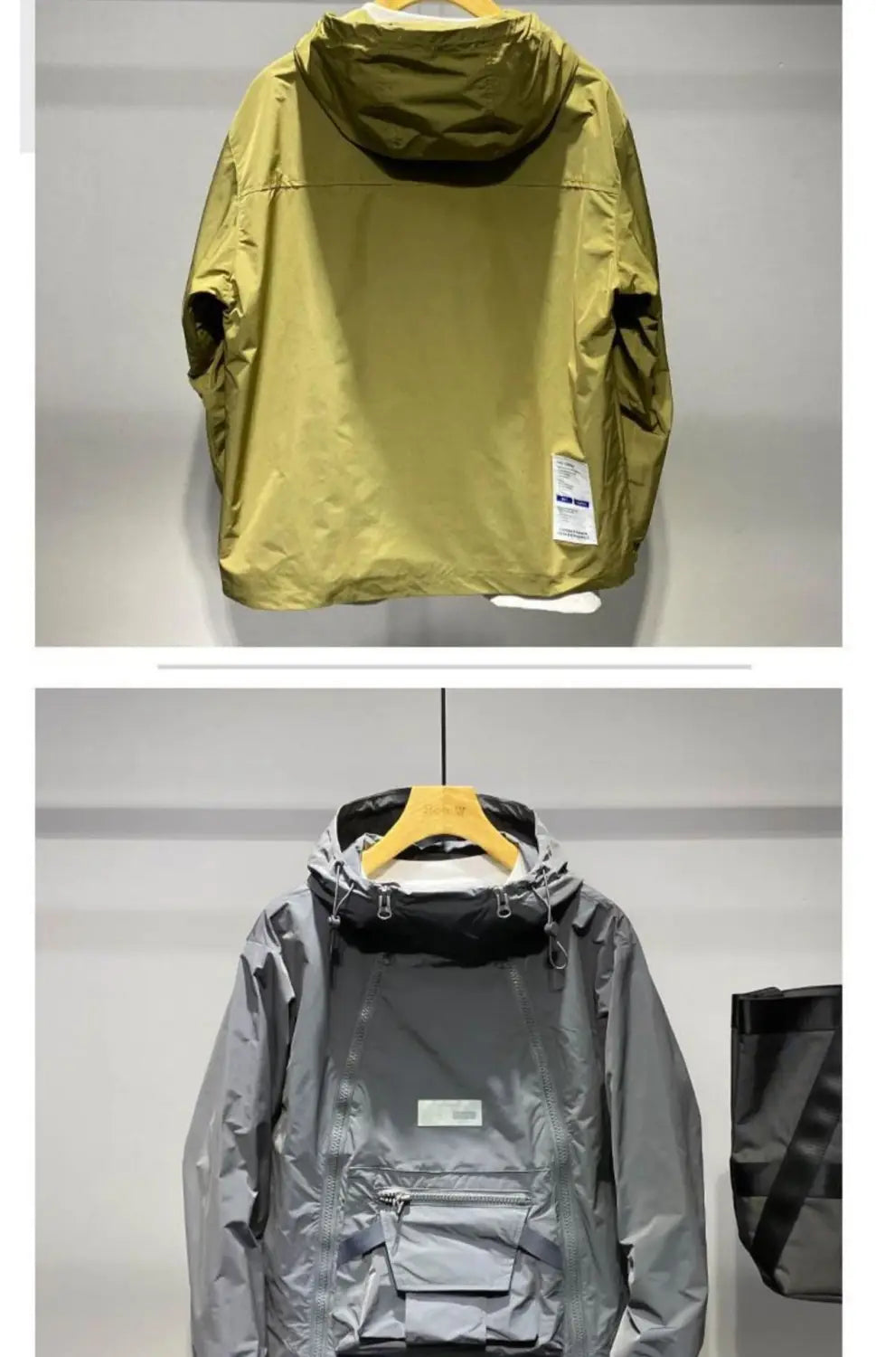 Herren Cargo-Sportjacke mit Doppelreißverschluss