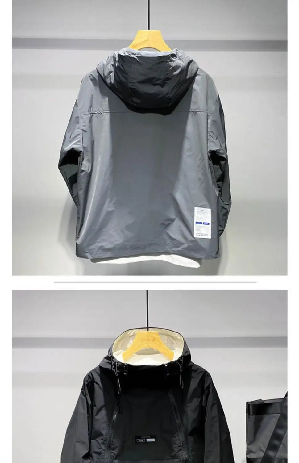 Herren Cargo-Sportjacke mit Doppelreißverschluss