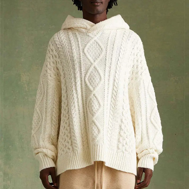 A.1 Herren Wollpullover mit Rundhals
