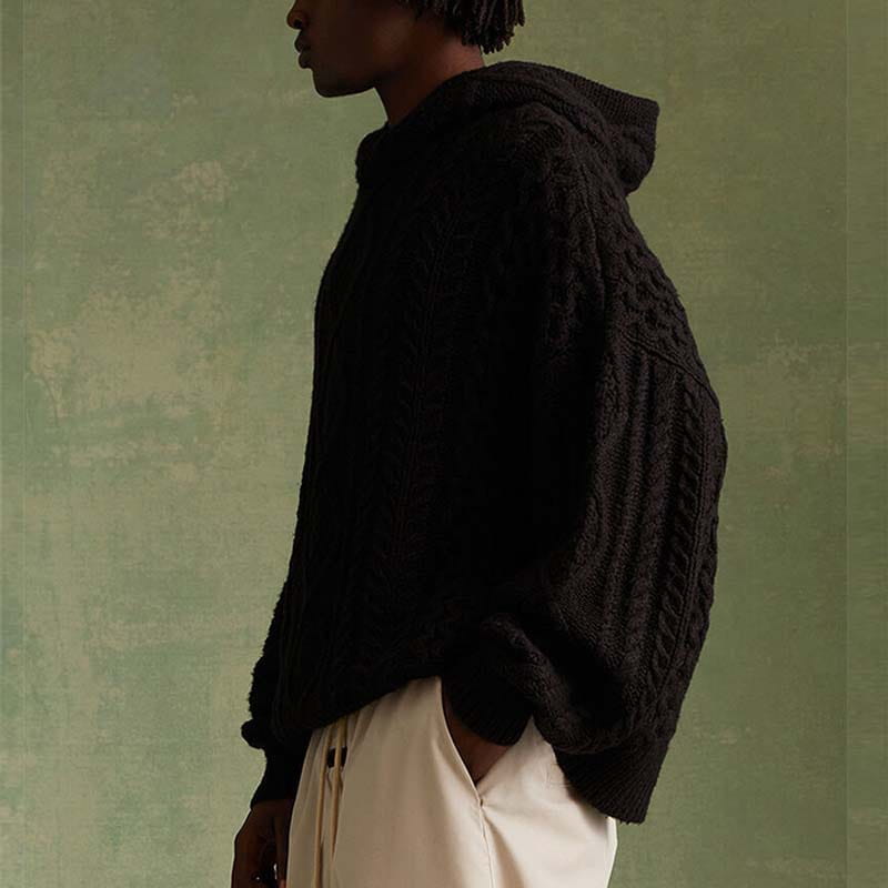 A.1 Herren Wollpullover mit Rundhals
