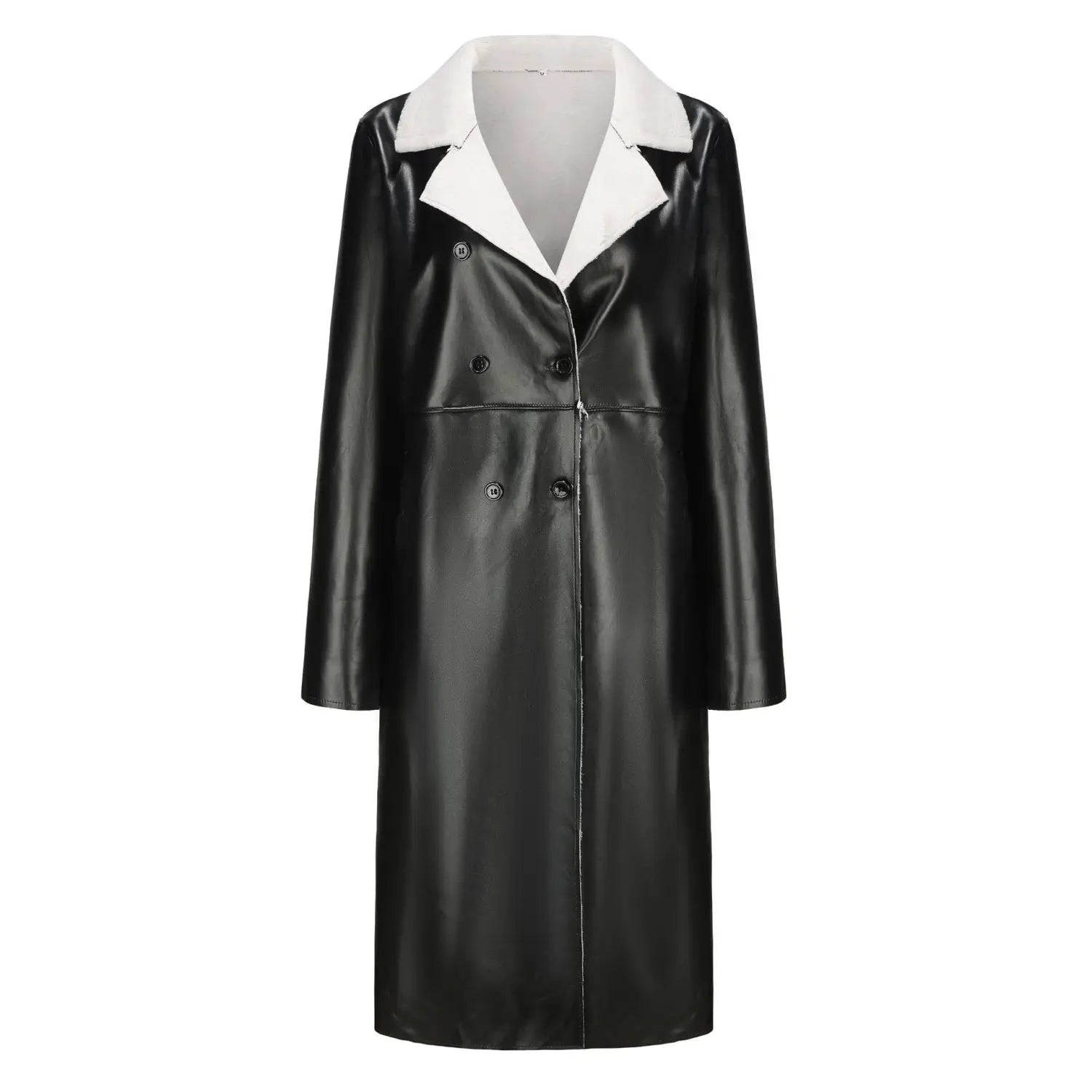 A1 Damen Lederjacke, locker geschnitten