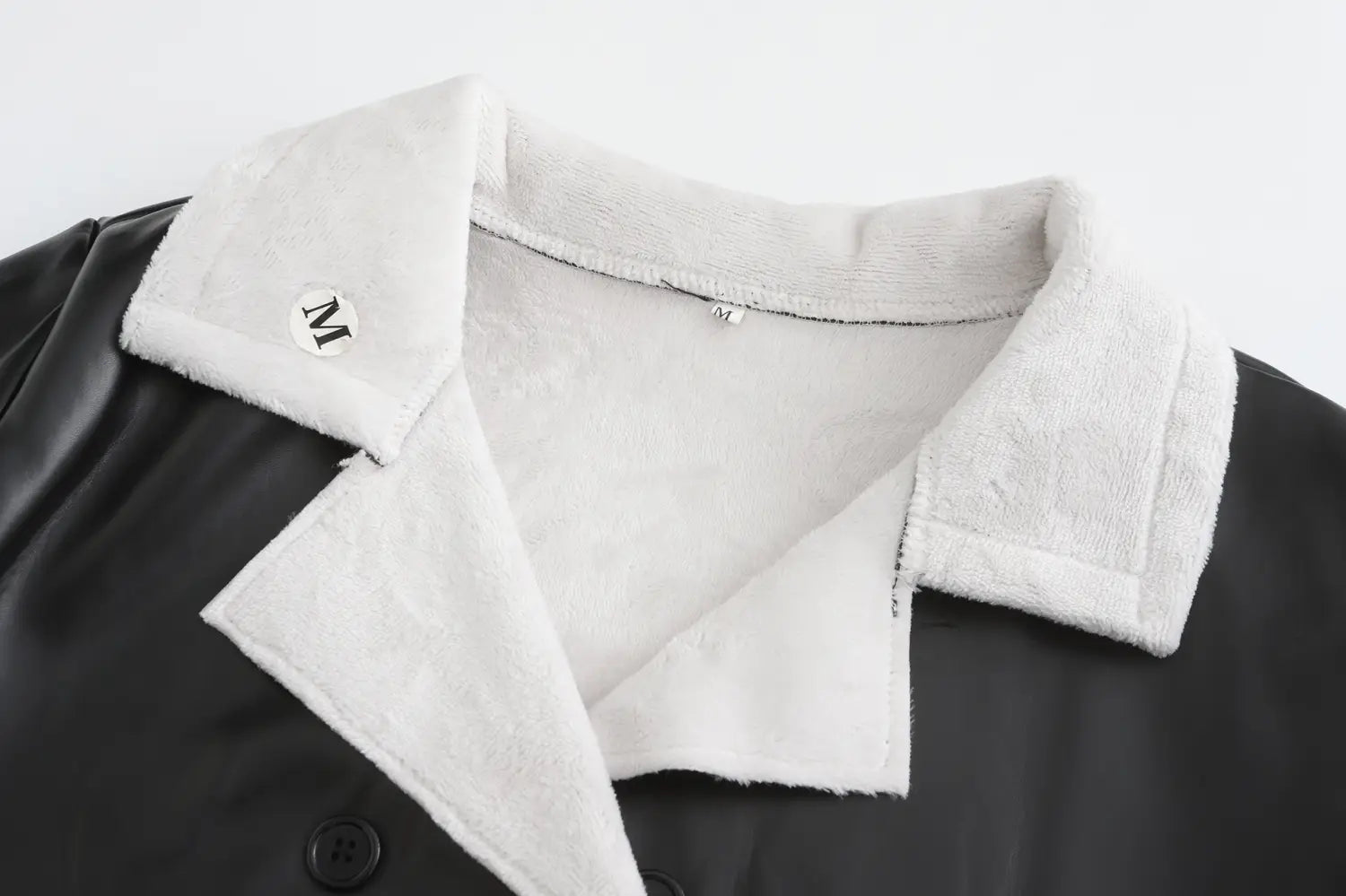 A1 Damen Lederjacke, locker geschnitten