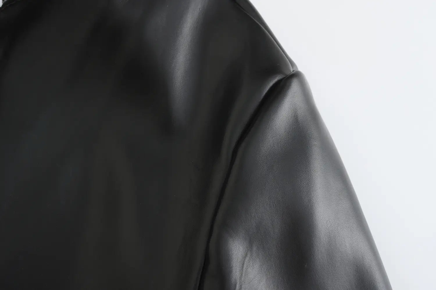 A1 Damen Lederjacke, locker geschnitten