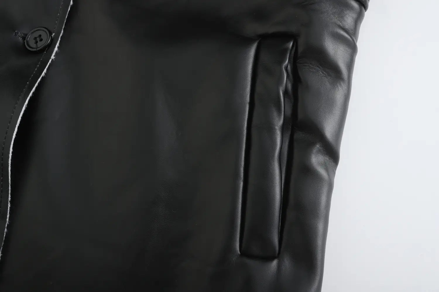A1 Damen Lederjacke, locker geschnitten