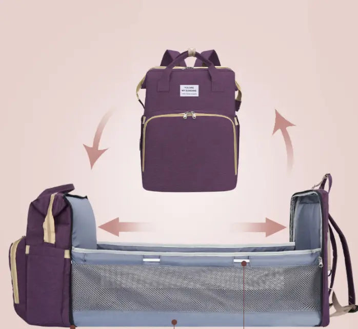 ALLFASHION FoldAway Wickelrucksack mit Liegefläche