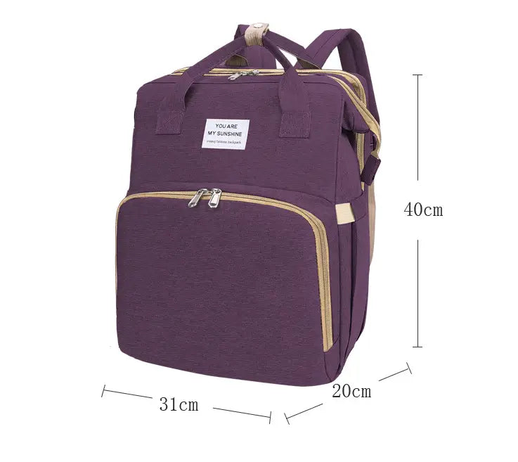 ALLFASHION FoldAway Wickelrucksack mit Liegefläche