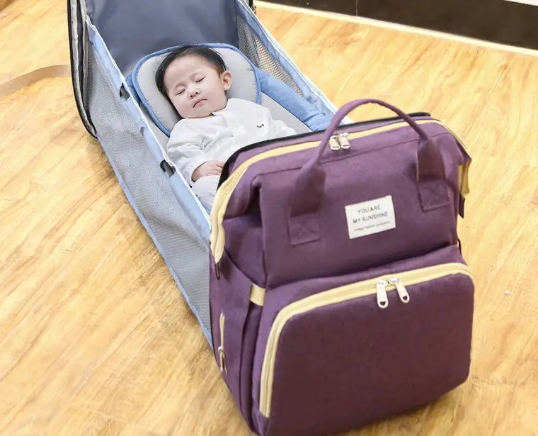 ALLFASHION FoldAway Wickelrucksack mit Liegefläche