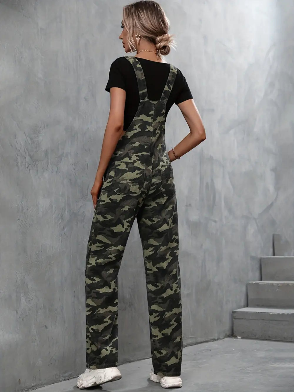A.1 Damen Jeans-Jumpsuit mit Schlag