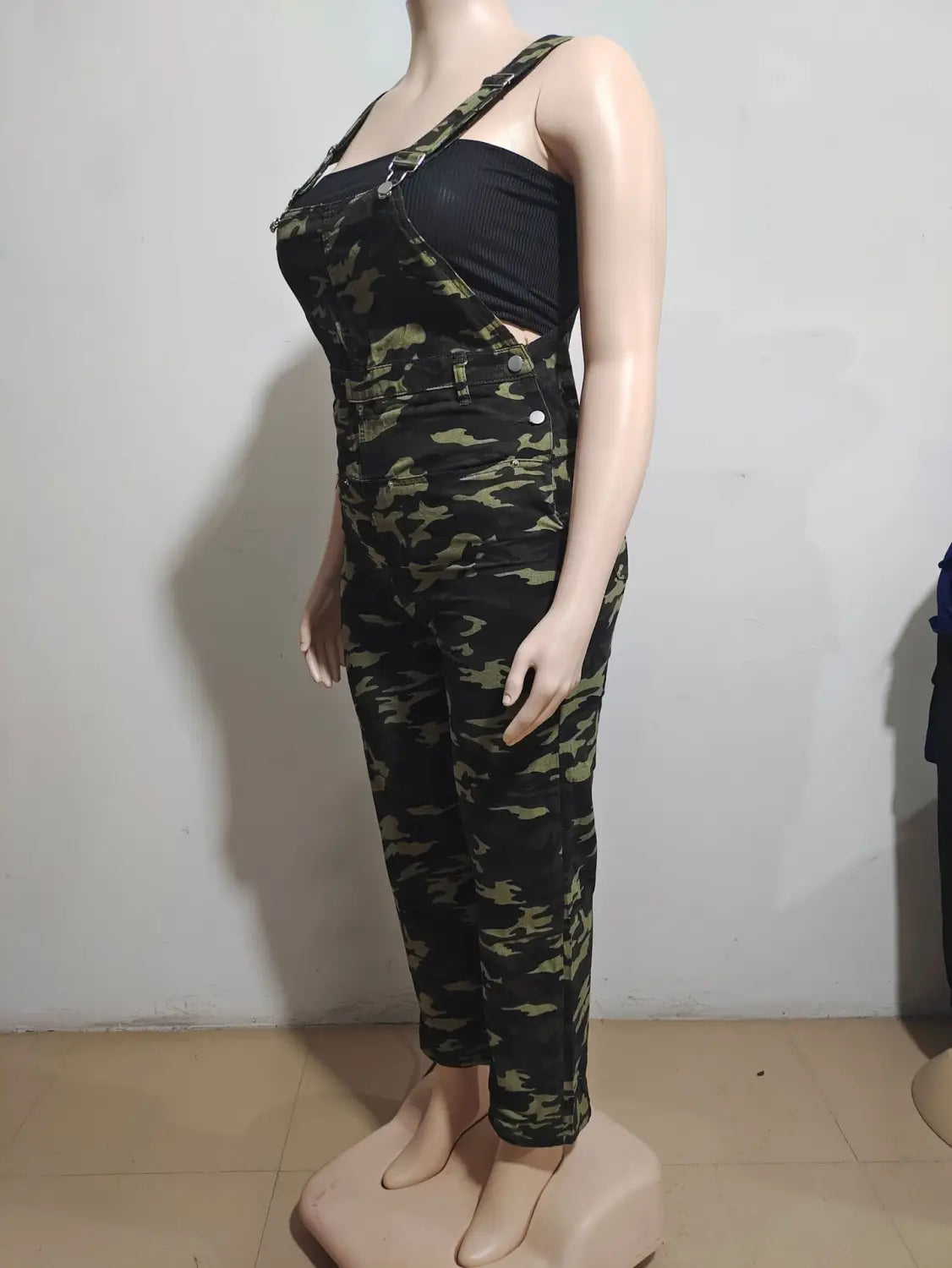 A.1 Damen Jeans-Jumpsuit mit Schlag