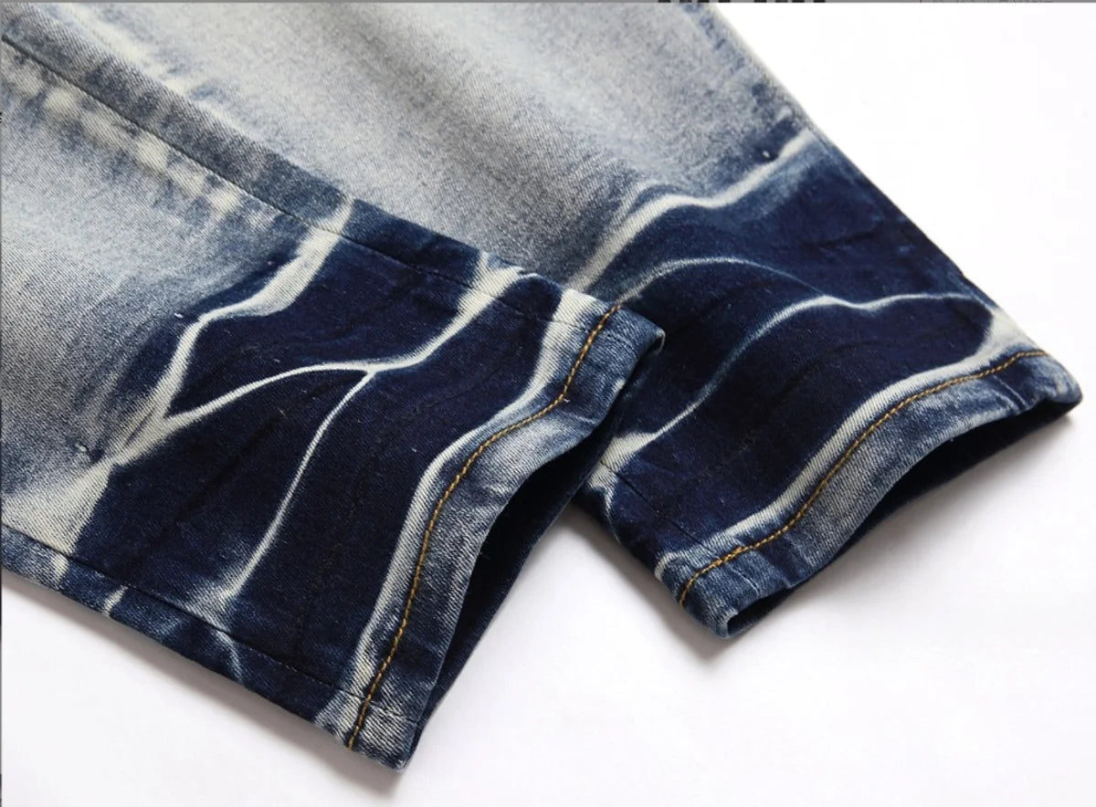 25 Edition Herren Slim-Fit Jeans mit Used-Details