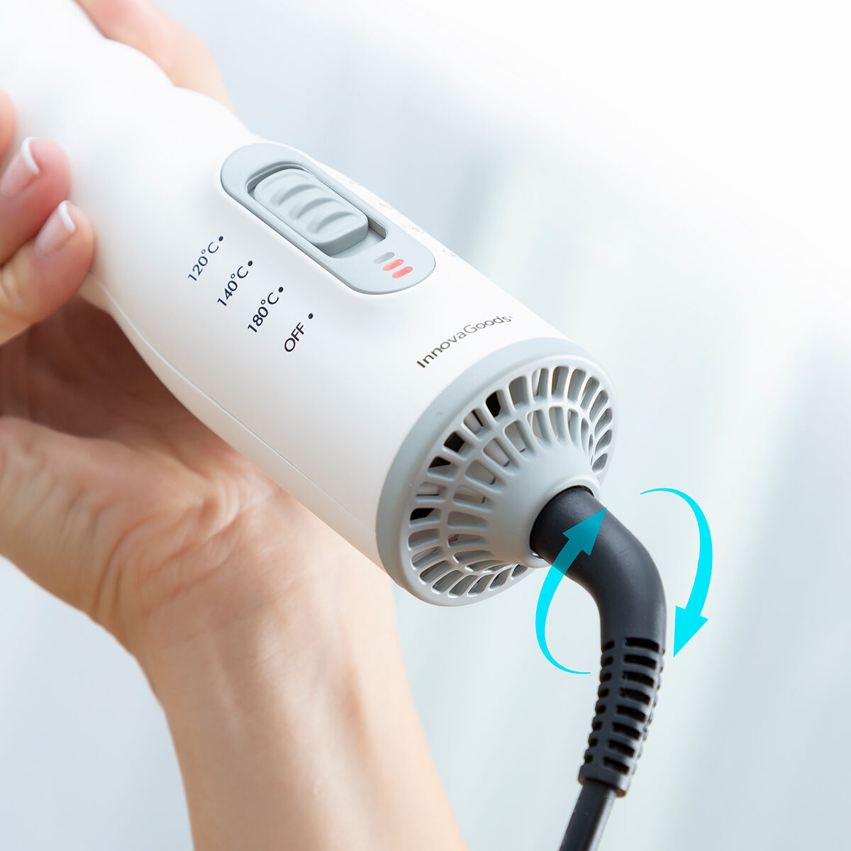 3-in-1 Haartrockner Styler Lockenbürste Dryple 550 W