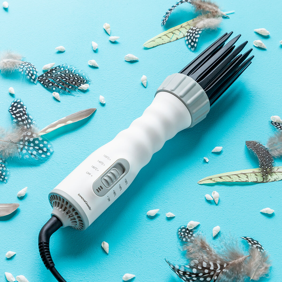 3-in-1 Haartrockner Styler Lockenbürste Dryple 550 W