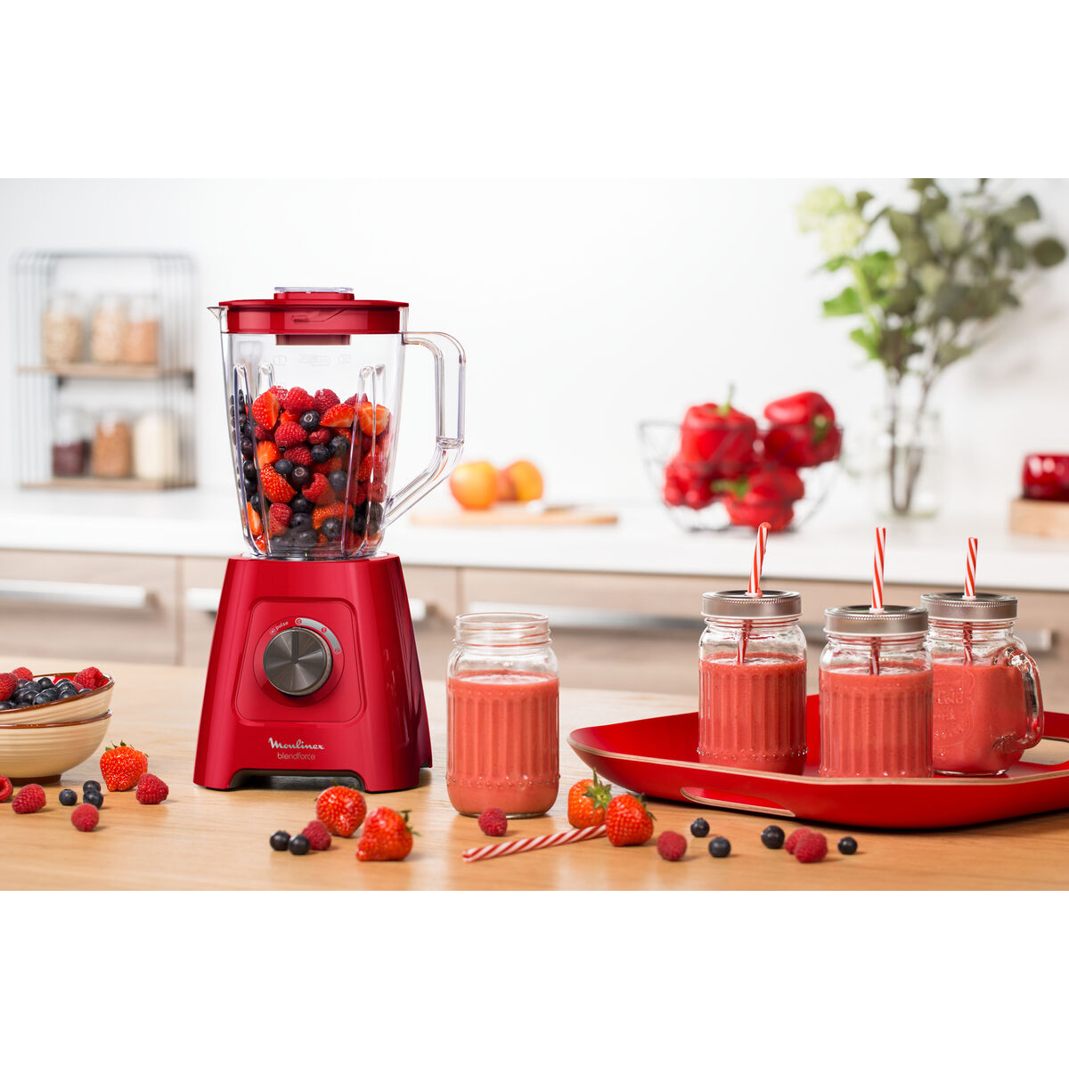 Standmixer Moulinex LM420510 1,25 L 600W 600 W 550 W Rot 2 L - AWK Flagship