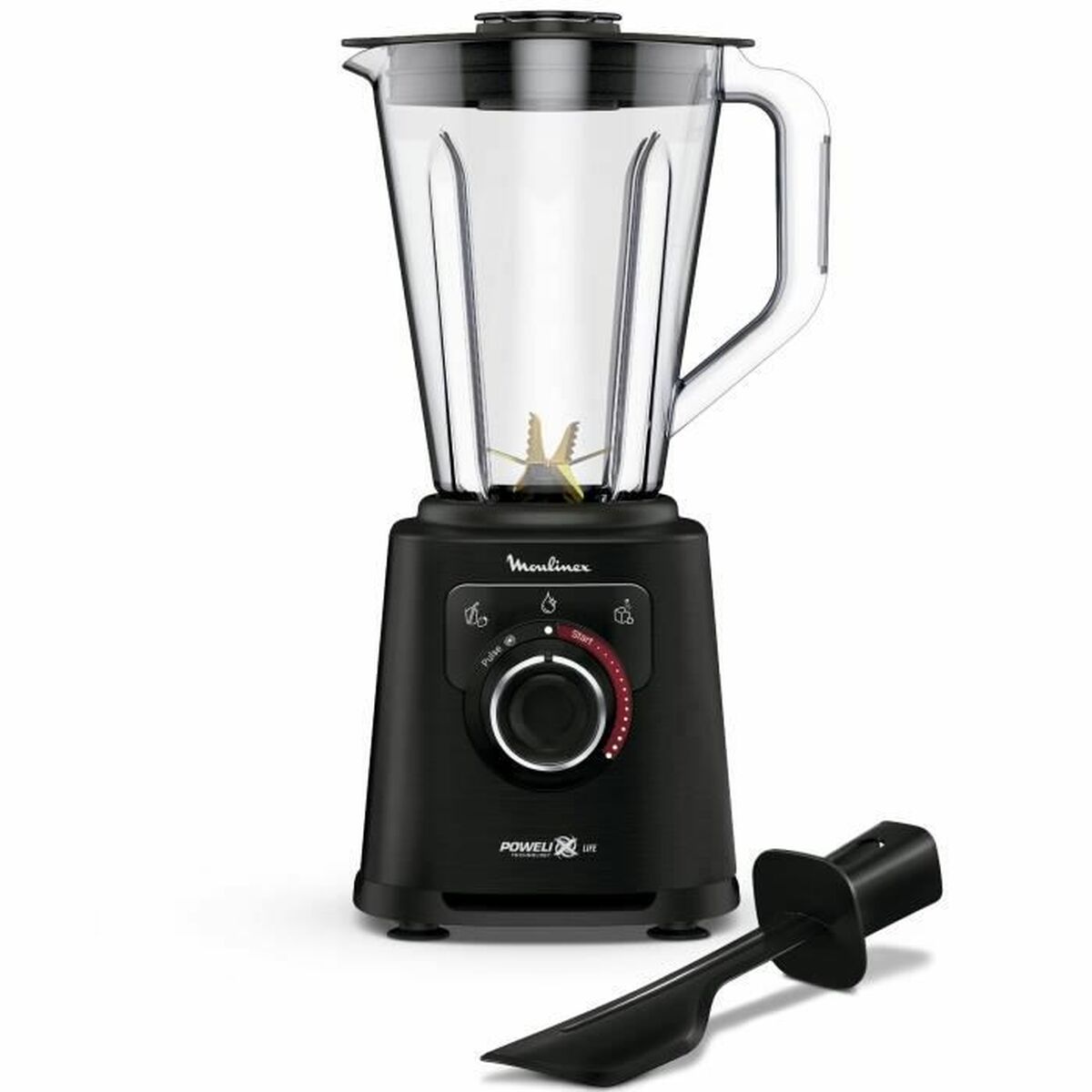 Moulinex Standmixer LM88A810 Schwarz 1200 W 1,5 L 2 L - AWK Flagship