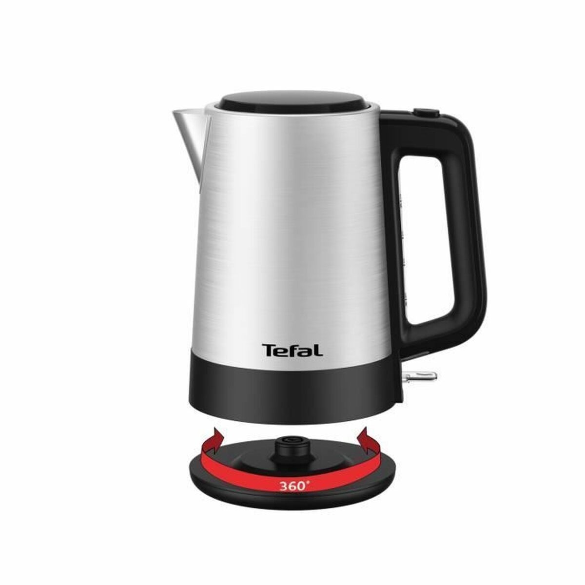 Tefal Schwarz Schwarz/Silberfarben Edelstahl Wasserkocher 1,7 L 2200 W - AWK Flagship