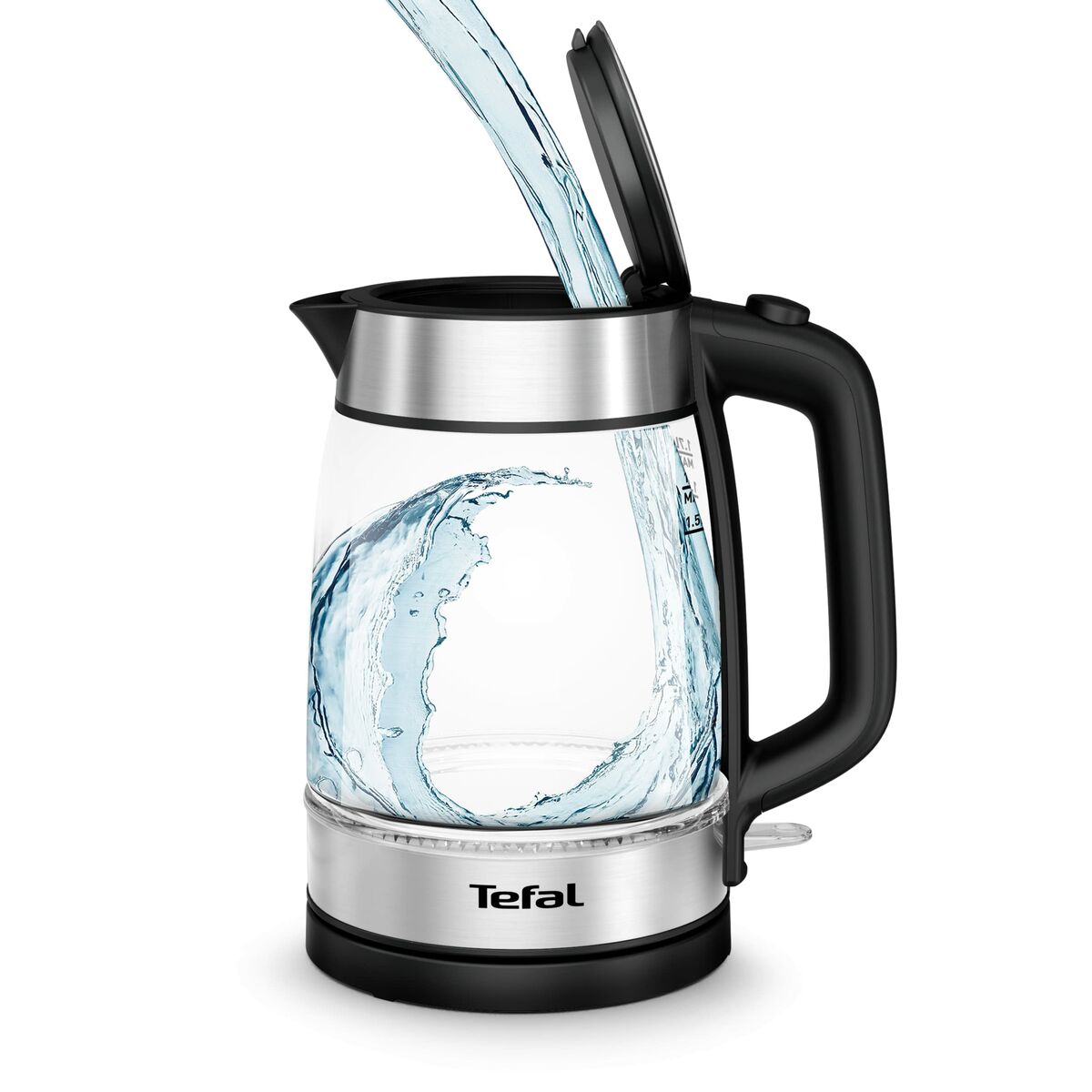 Wasserkocher mit Elektrischer Teekanne Tefal KI7008 Silberfarben Kristall 2200 W 1,7 L - AWK Flagship