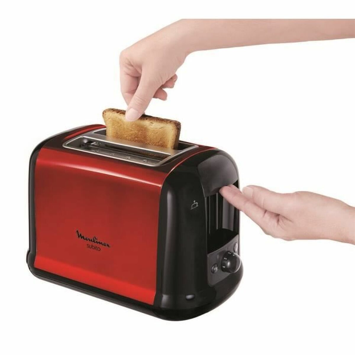 Toaster Moulinex LT260D11X 850 W Rot Schwarz - AWK Flagship