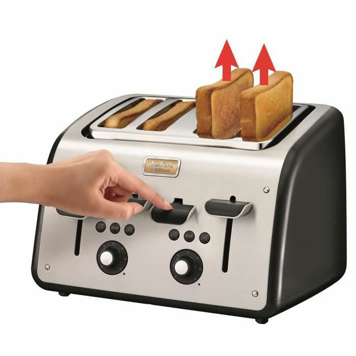 Toaster Tefal Tt7708 Schwarz 1700 W - AWK Flagship