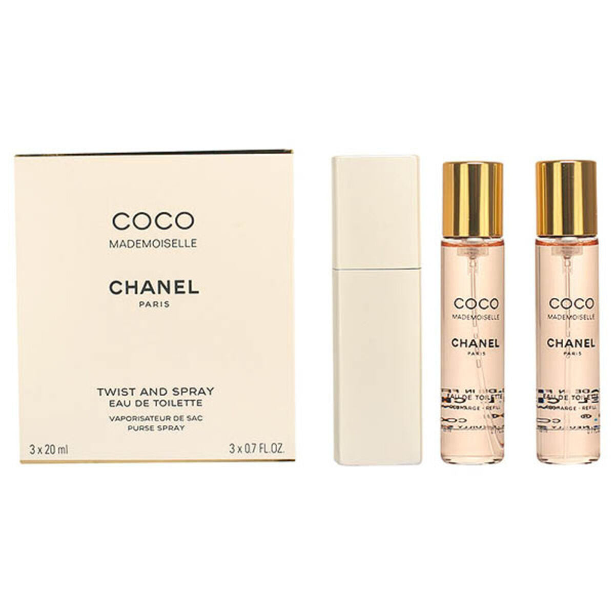 Set mit Damenparfüm Chanel Twist & Spray Coco Mademoiselle 3 Stücke - AWK Flagship