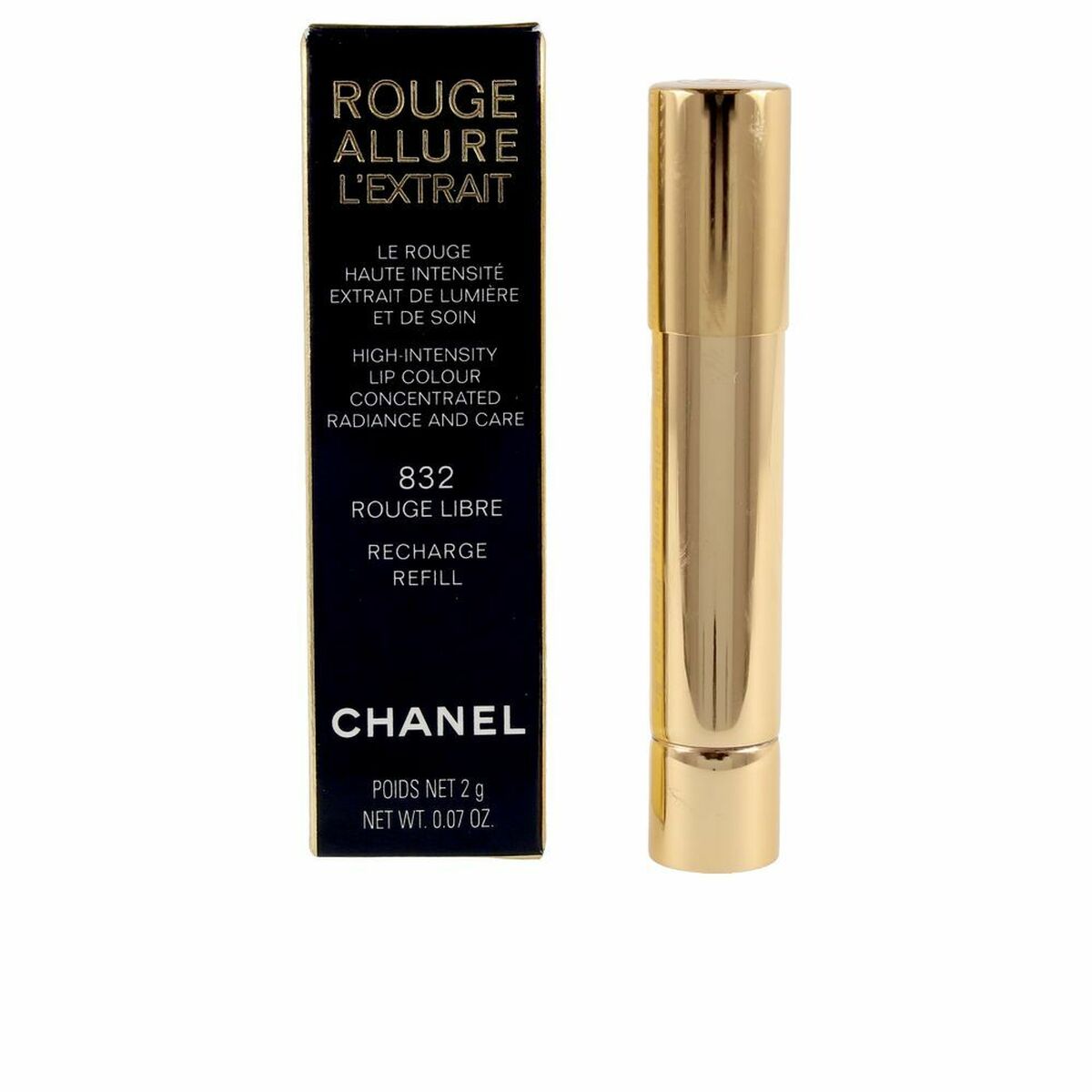 Lippenstift Chanel Rouge Allure L'extrait Rouge Libre 832 1 - AWK Flagship