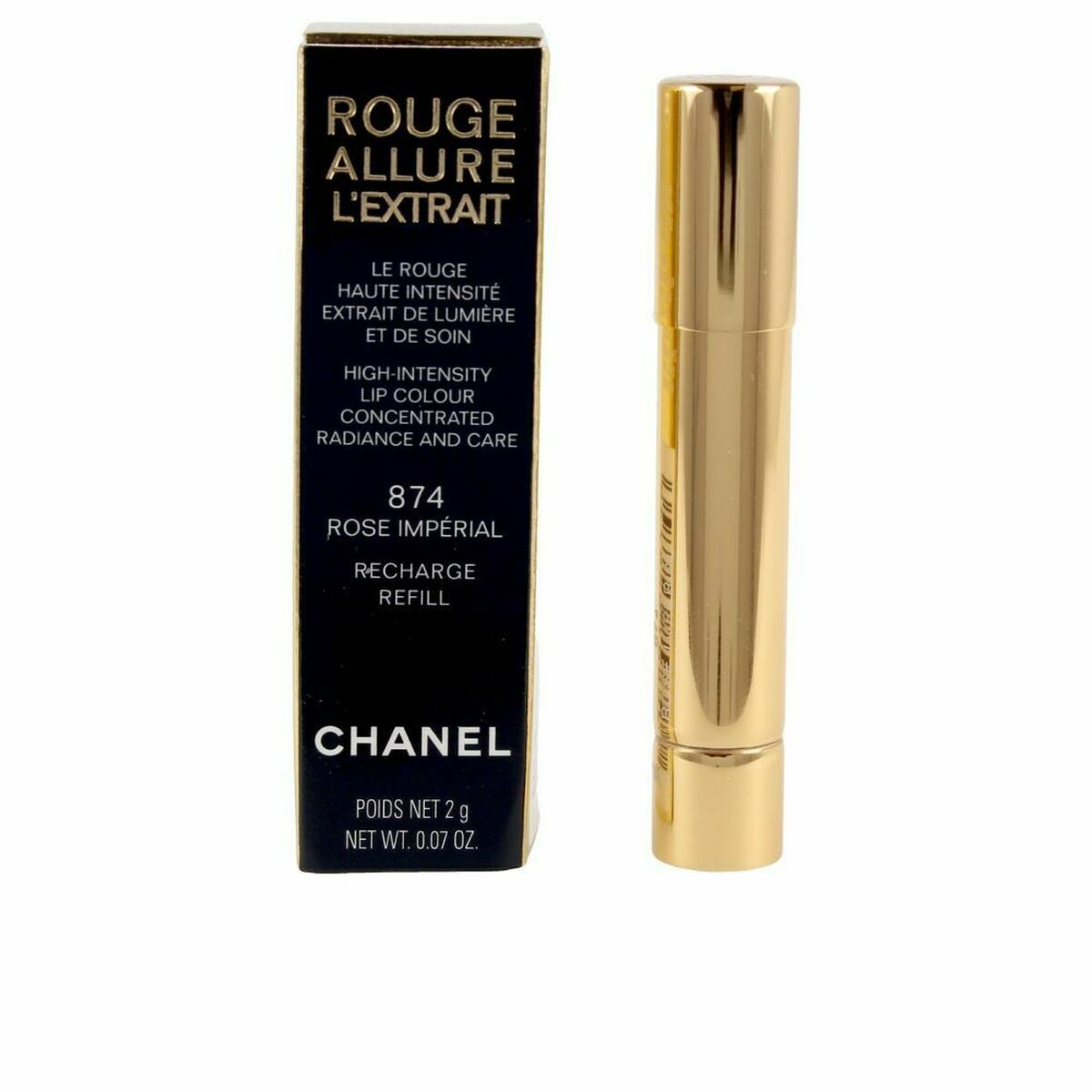 Lippenstift Chanel Rouge Allure L'extrait - Ricarica Rose Imperial 874 - AWK Flagship