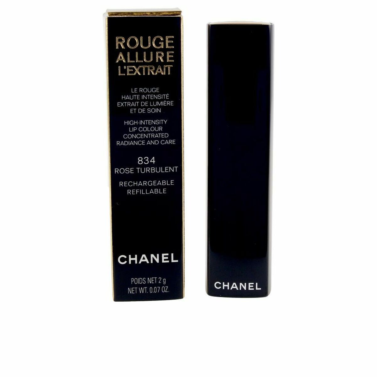 Lippenstift Chanel Rouge Allure L'extrait Rose Turbulent 834 - AWK Flagship