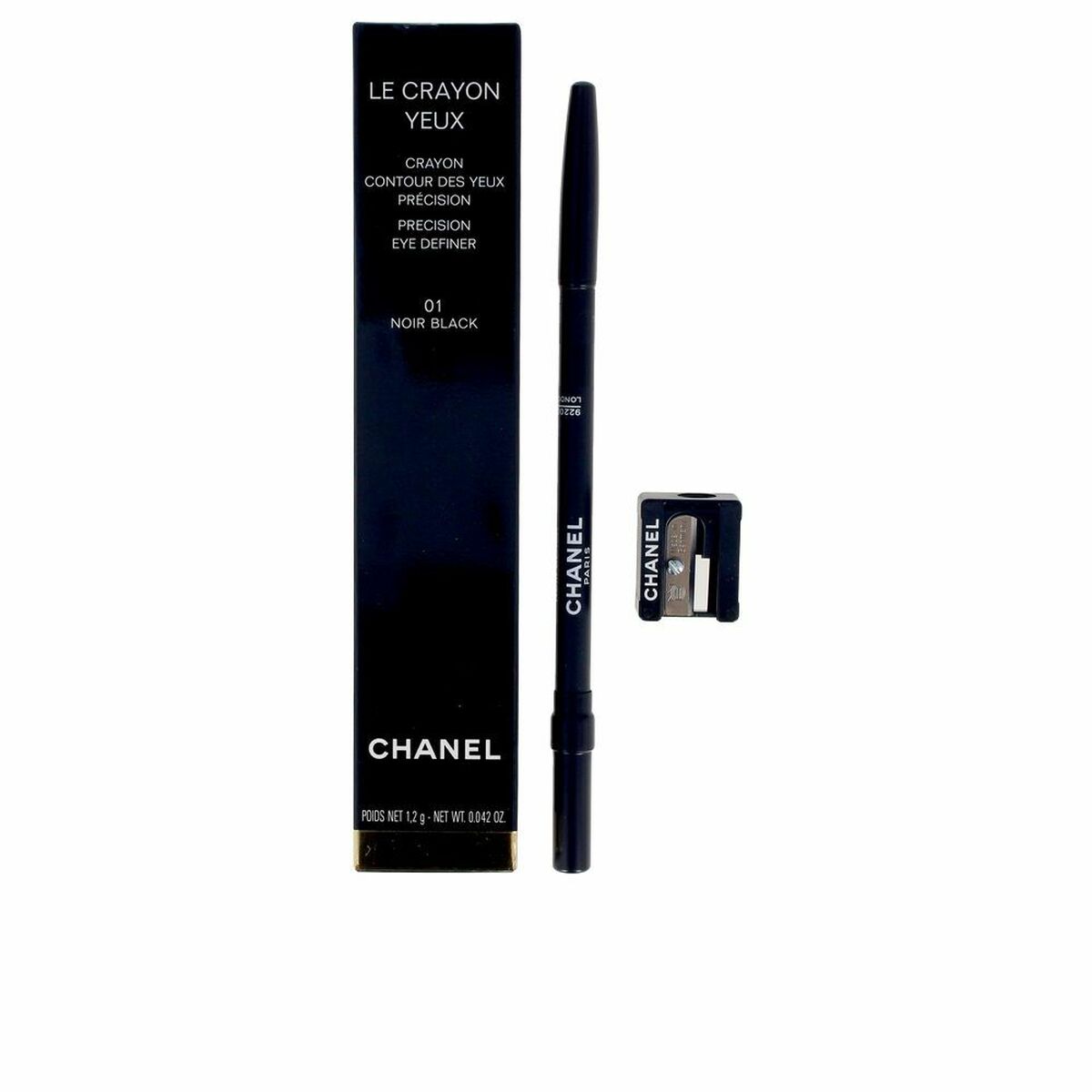 Kajalstift Chanel Le Crayon Yeux Noir black-01 (1 Stück) (1,2 g) - AWK Flagship