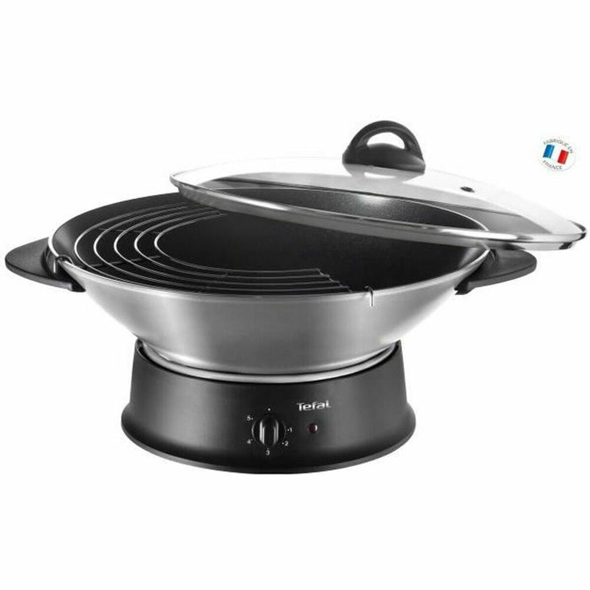 Wok Pfanne Tefal WO3000 Schwarz Aluminium 1200 W - AWK Flagship