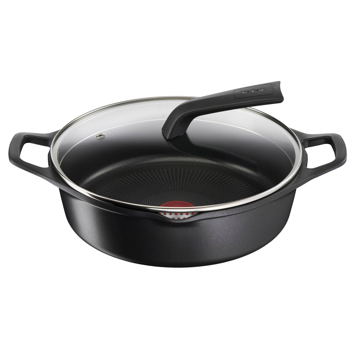 Topf mit Deckel Tefal E2497244 Schwarz Ø 28 cm - AWK Flagship