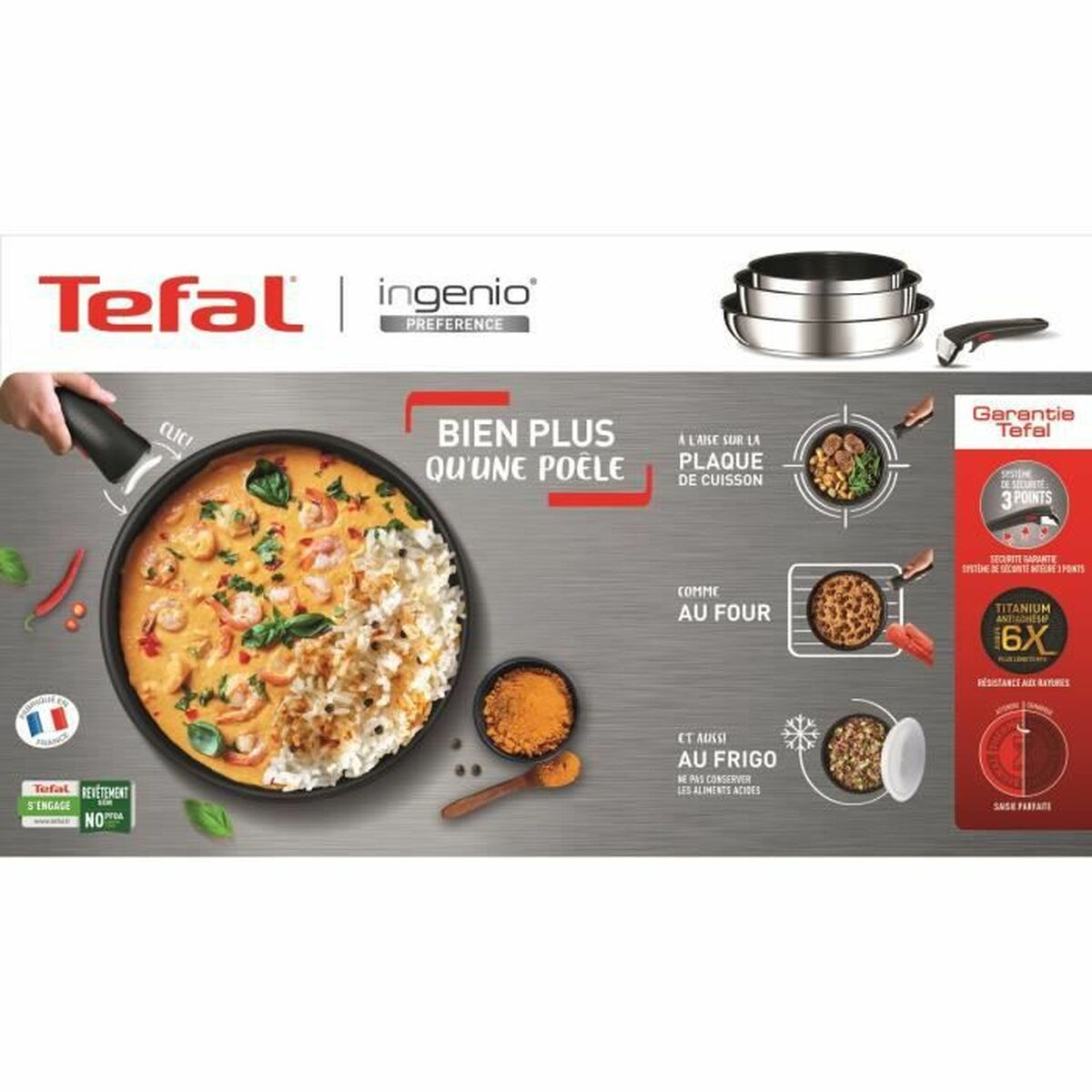 Pfanne Tefal L9730602 Edelstahl Ø 28 cm - AWK Flagship