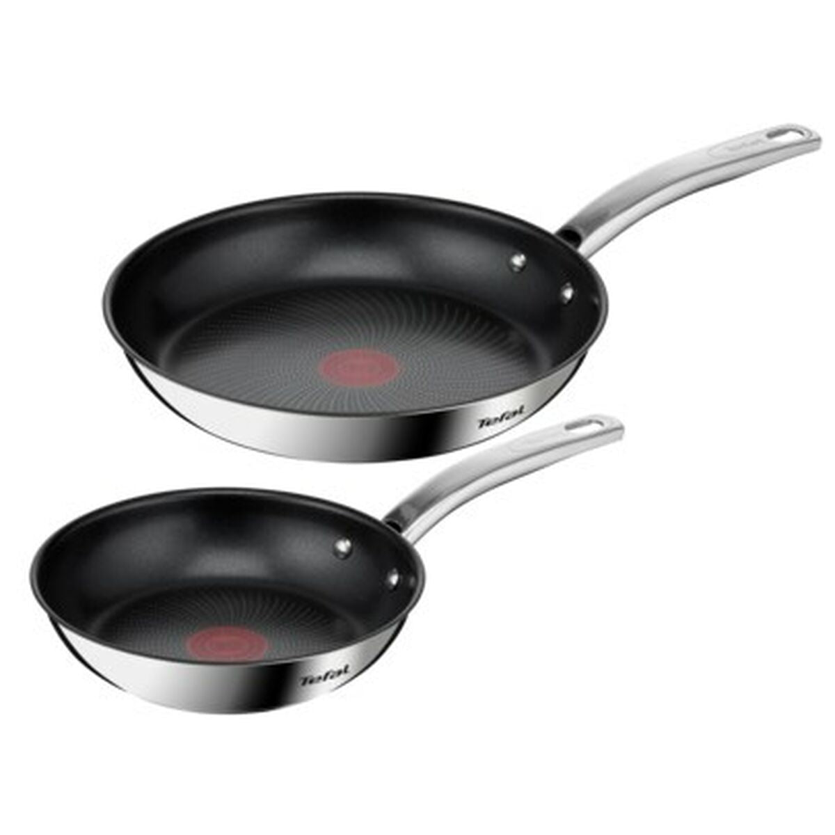 Pfannenset Tefal B817S255 Stahl Edelstahl 2 Stücke 2 Stück Ø 20 cm Ø 26 cm - AWK Flagship