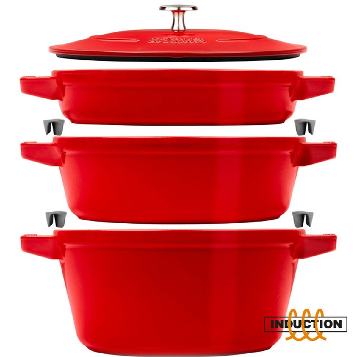 Ofenpfanne Zwilling La Cocotte Rot Gusseisen Ø 24 cm (3 Stück) - AWK Flagship